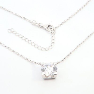 Collana Domar Gioielli Donna Collana argento 925 punto luce in Argento Cubic Zirconia NZA117882 - NZA117882